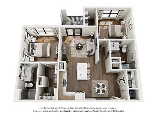 Floor plan B2A