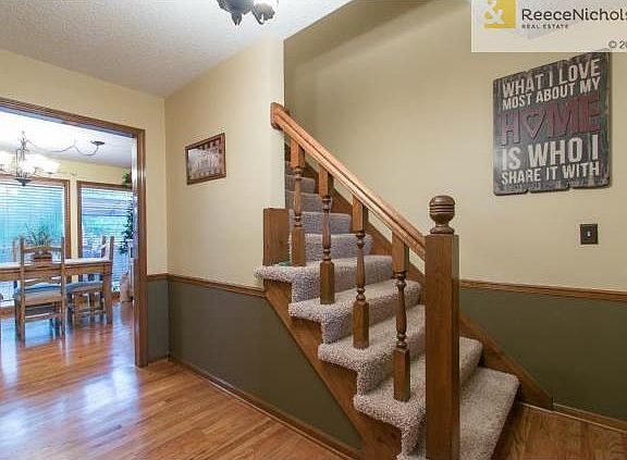 Wood floors start at the front door
