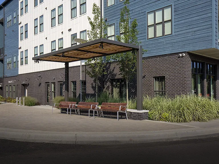 Convenient curbside pick-up area