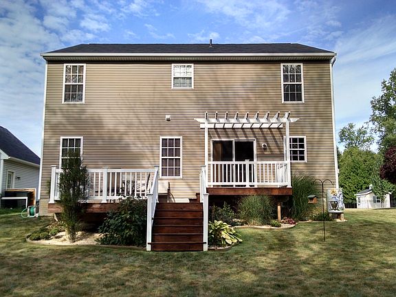 fresh stained deck