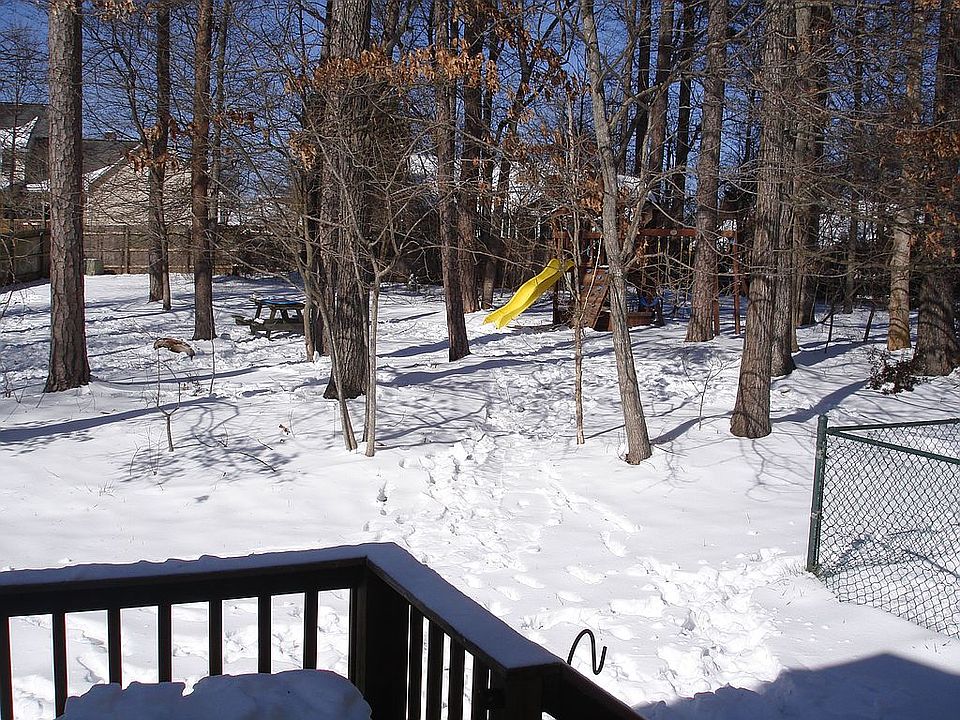 Backyard in Winter.