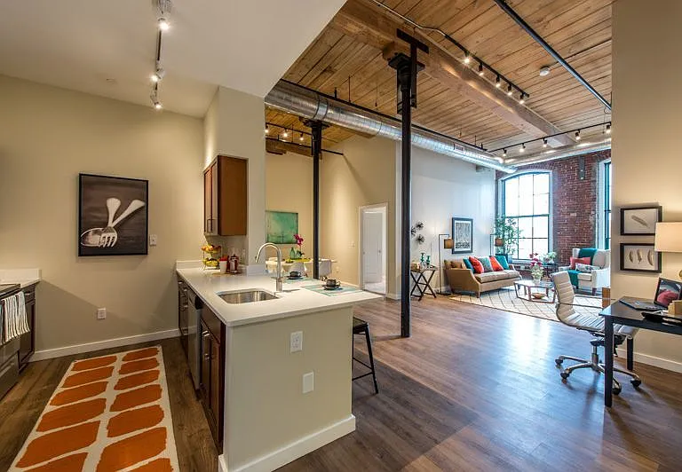 Kitchen & Living Room Flow