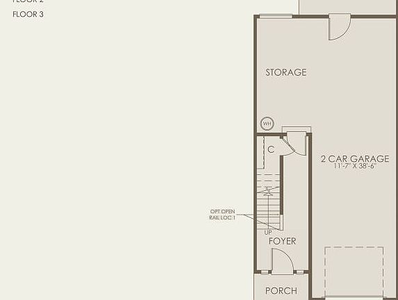 Residence II Floor Plan, Quick Move-In Home, Floor 1
