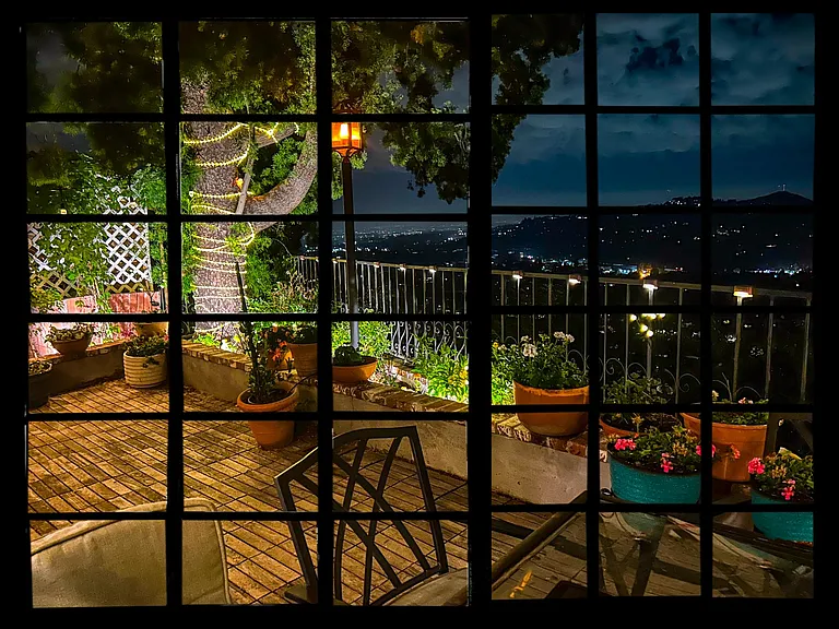 View from our entertainment room.