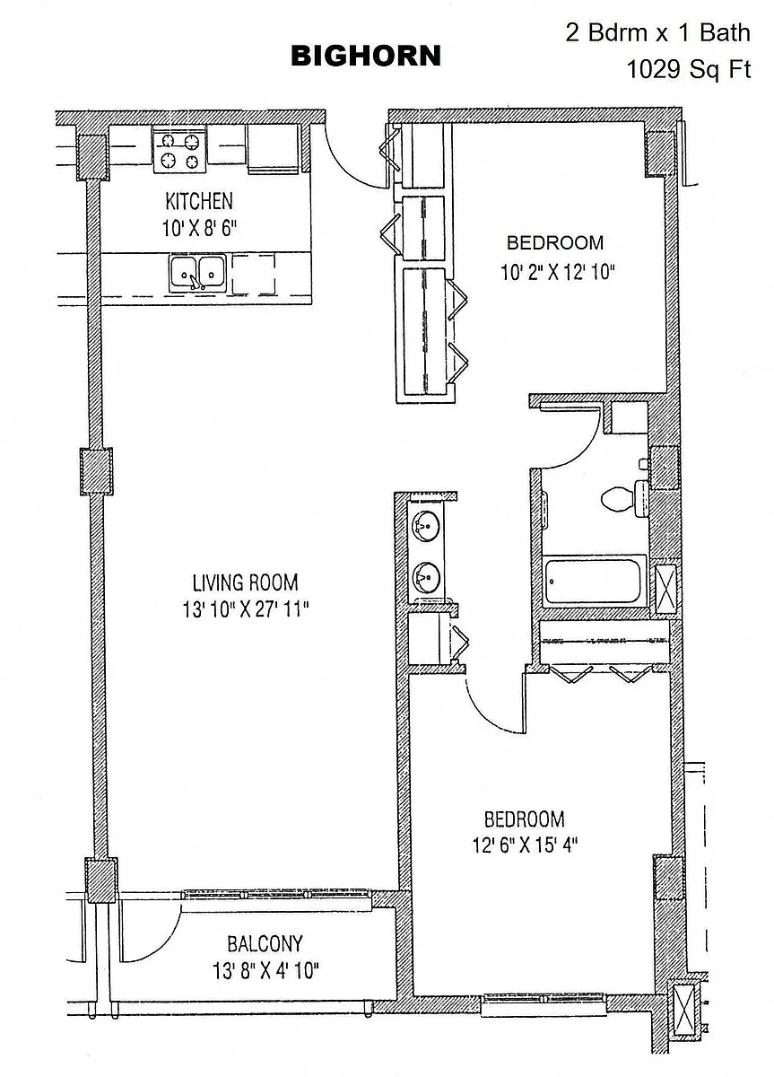 Floor plan Bighorn