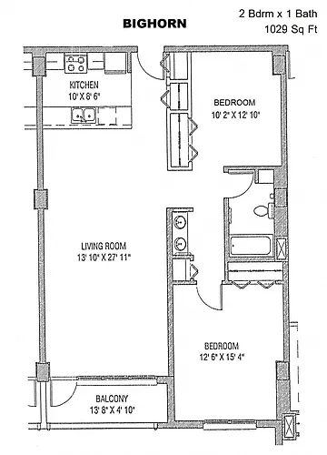 Floor plan Bighorn