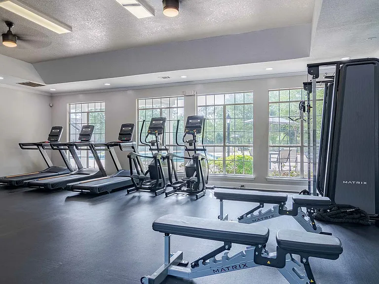 Fitness Center with Training Equipment