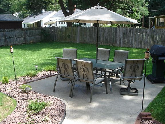 Rear patio