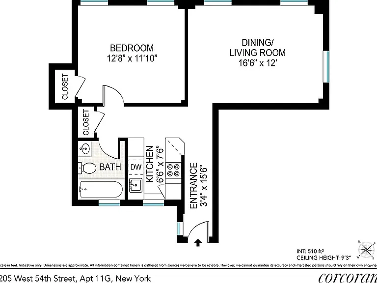 205 W 54th St #11G — Photo 2