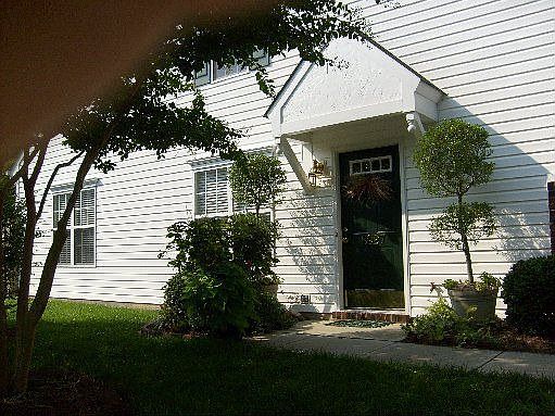 Front door of townhome