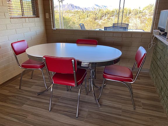 Dining area with views