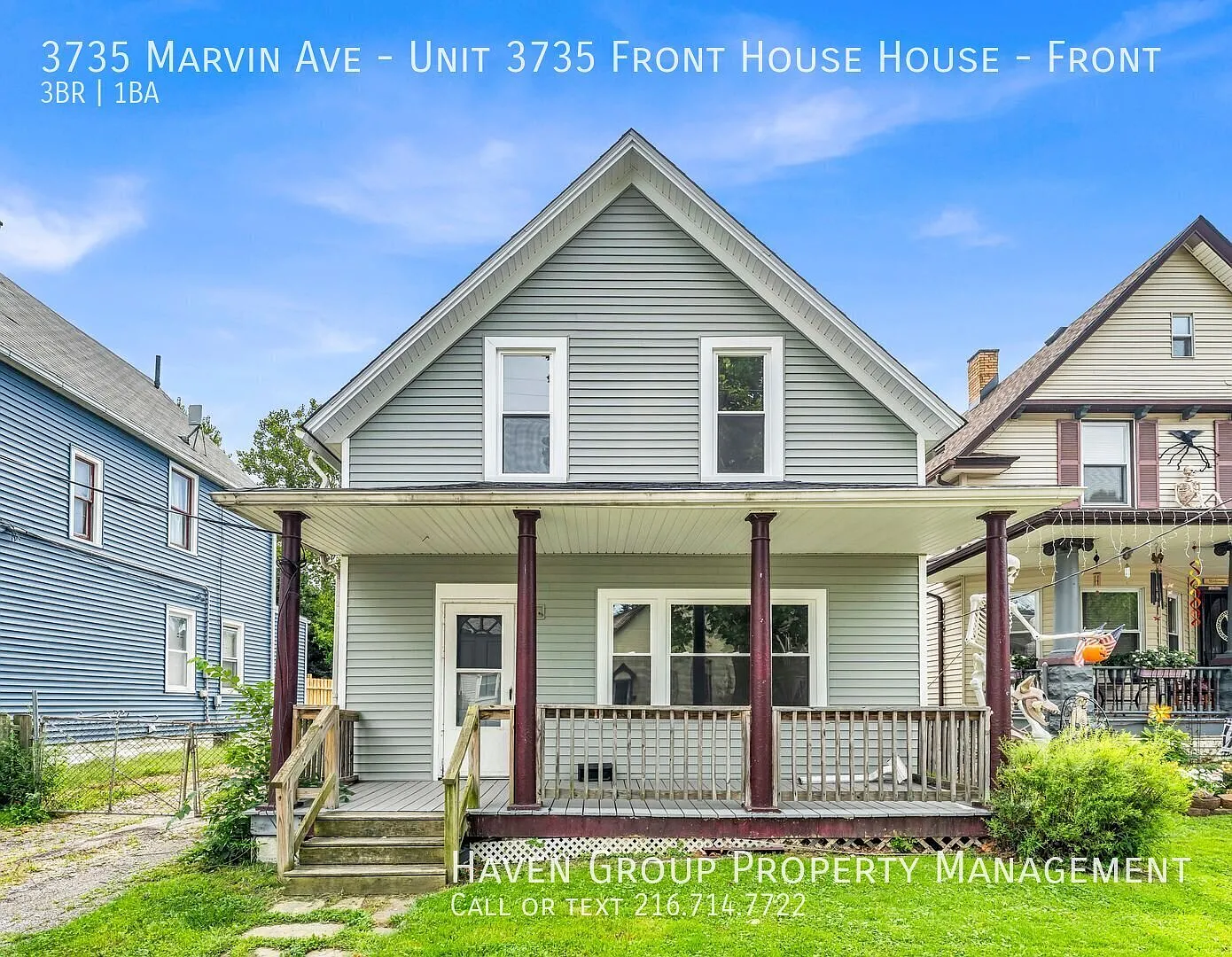 3735 Marvin Ave | Front House, Cleveland, OH 44109 - Spacious 3-bed 1-bath multi-family home! — Photo 1