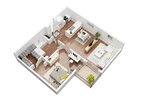 Floor plan Monroe