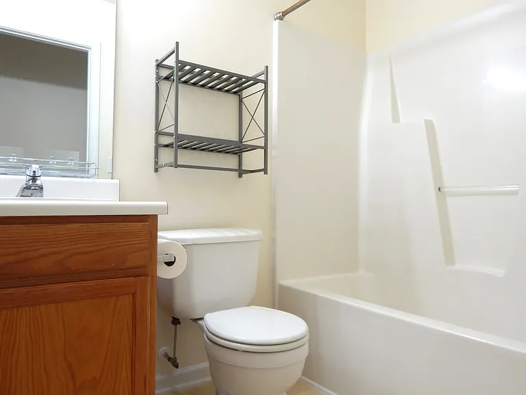 Hallway bathroom