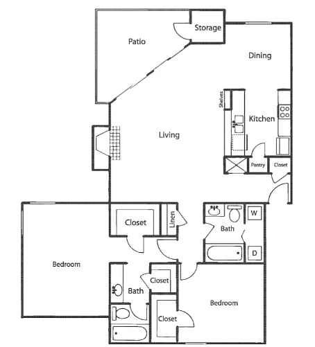 Floor plan B3