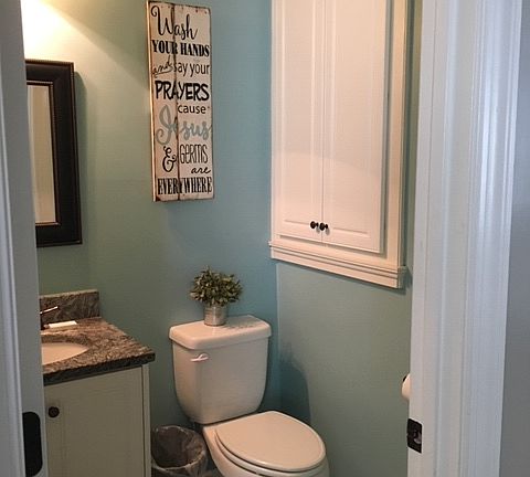 Half bath downstairs