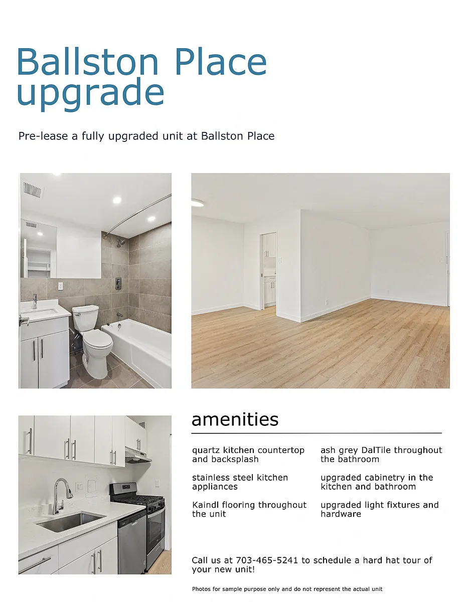 Floor plan Renovated 1 Bedroom 1 Bathroom