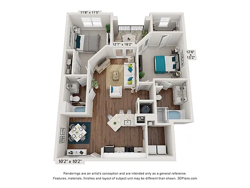 Floor plan The Guilford