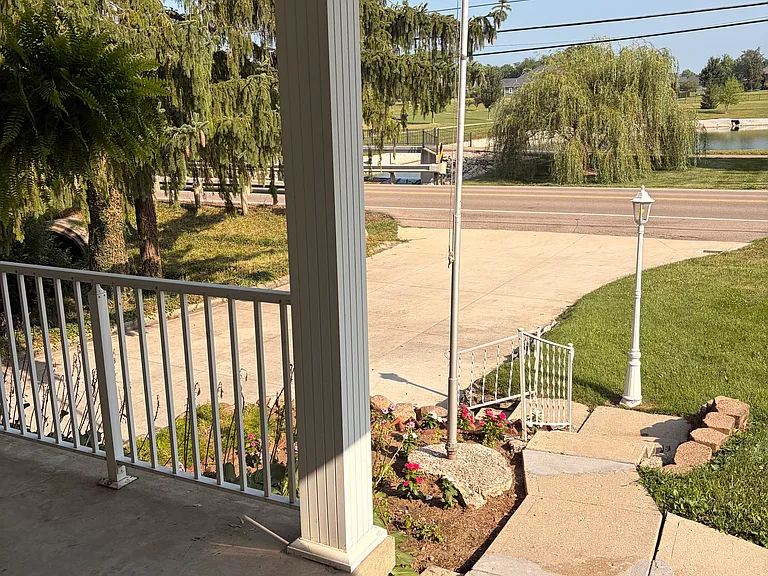 view from front porch