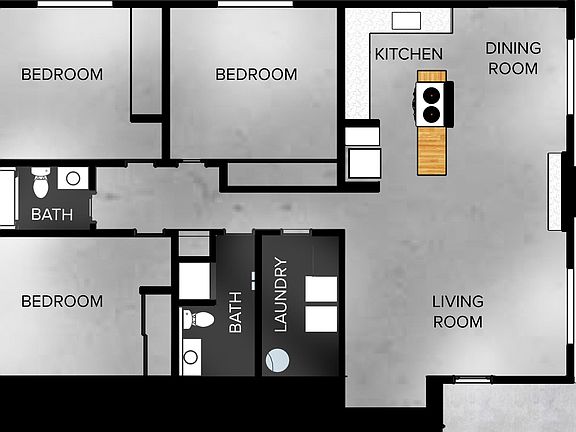 2nd image of 957 NW 62nd St Unit 3