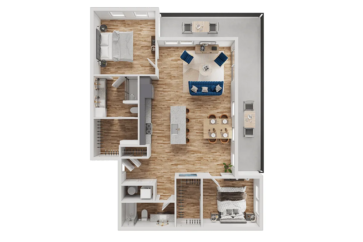 Floor plan The Crown - PH