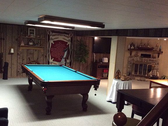 Man cave  pool table stays