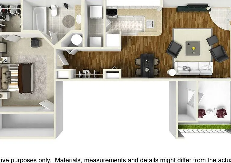 Charles Towne - Ellington with Storage - 1 Beds - 1 Baths - 812 Sq. ft.