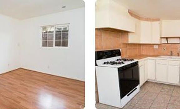 Living room and Kitchen