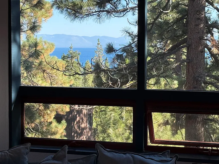 Lake view from Living Room