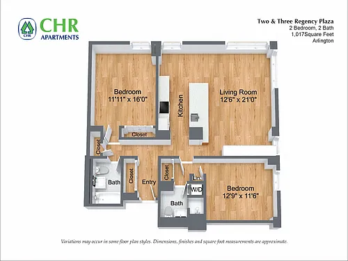 Floor plan 2 Bedroom