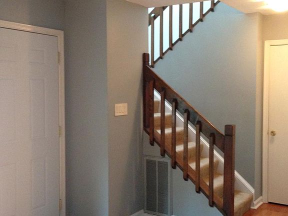 Stairway in living room