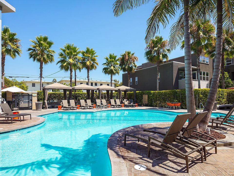 Take a swim in the saltwater pool with underwater speakers