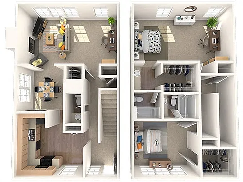 Floor plan 2X25D