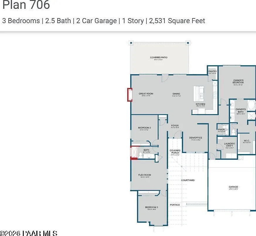 3 bed, 2.5 bath, 2577 sqft, $3,590 — Photo 4