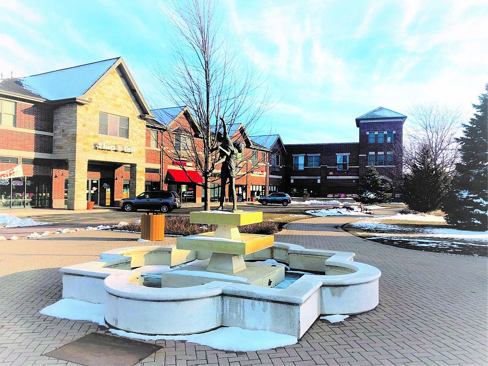 Bartlett Town Center Building View from Park
