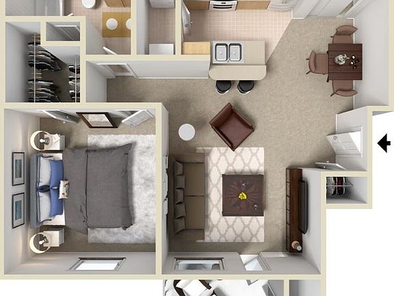Spacious Floorplan