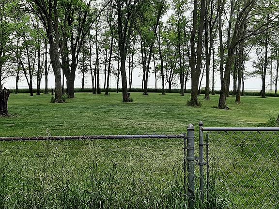 Fenced in front yard