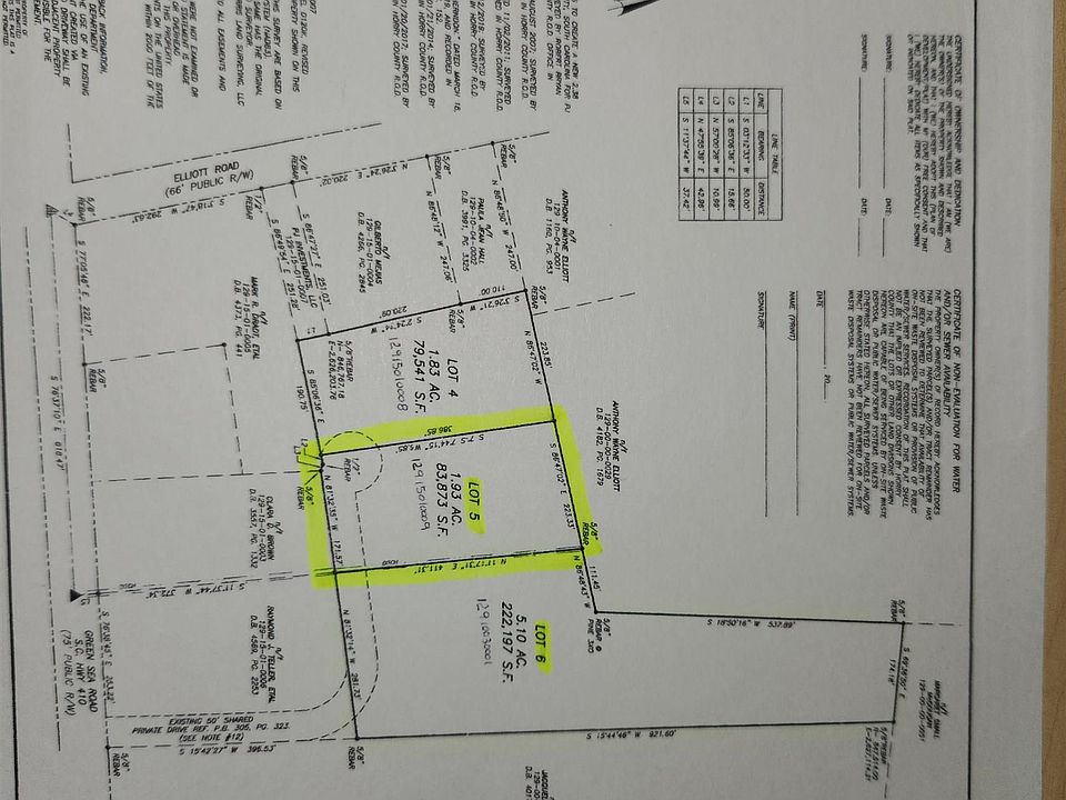 2nd image of 2795 Green Sea Rd. Lot 5
