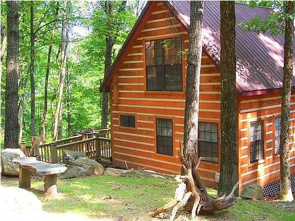 Small cabin sitting bench.
