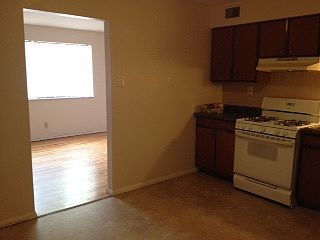 Kitchen, looking into Living Room