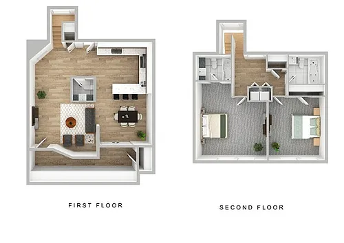 Floor plan Post Oak Townhome