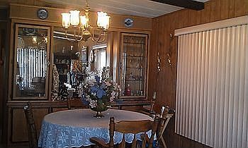 Delluxe Buffet-Hutch beautifies the formal dining area.