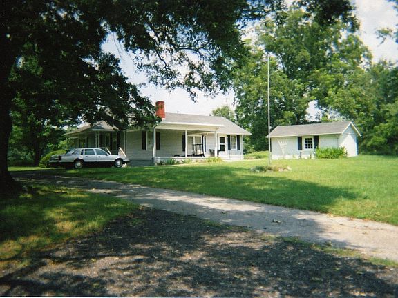 looking northeast towards house
