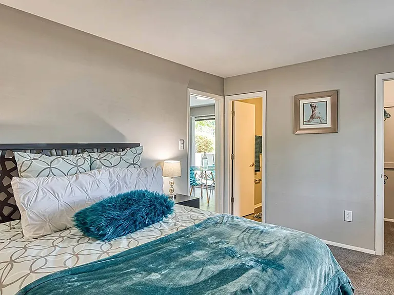 Relaxing bedroom spaces