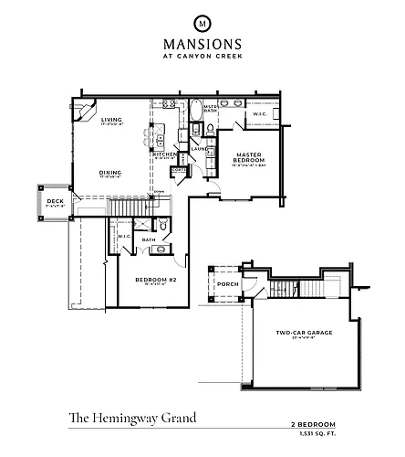 Floor plan Hemingway Grand