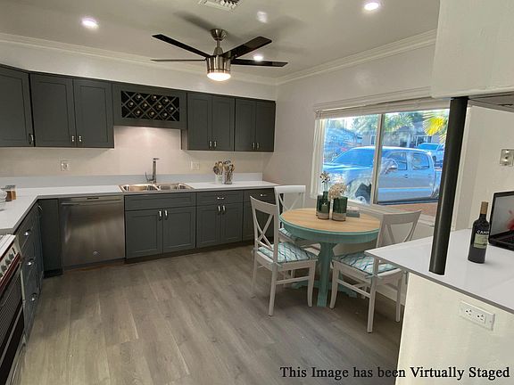 Kitchen with dining area