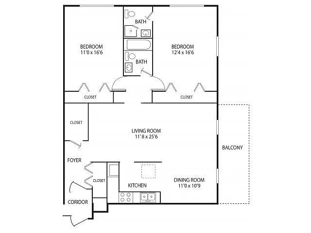 Floor plan Bass & Northern
