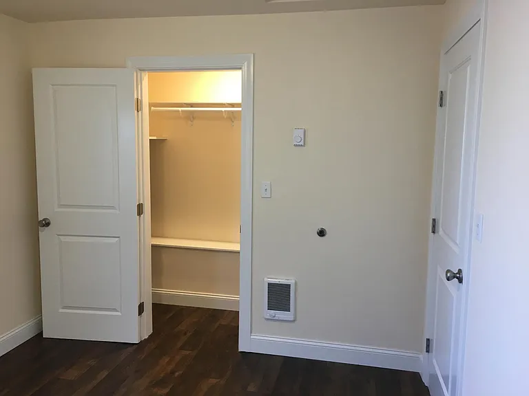 Oversized closet in bedroom