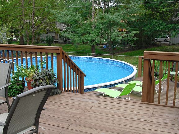 Pool view from upper deck