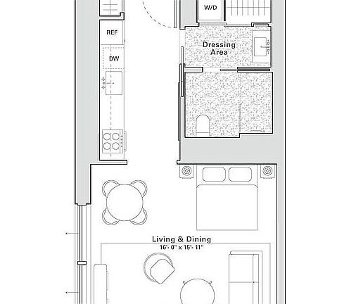5th image of 547 W 47th St Room 408